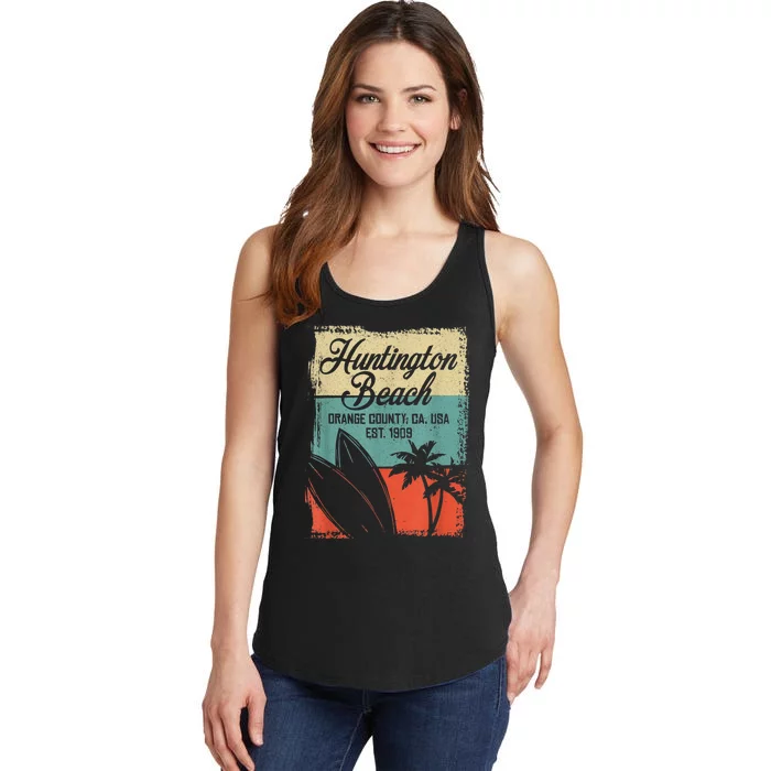 Cool Huntington Beach Surfing Competitions Ladies Essential Tank