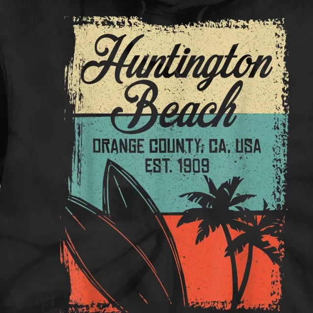 Cool Huntington Beach Surfing Competitions Tie Dye Hoodie