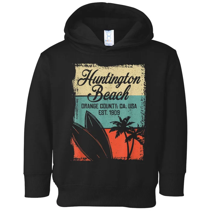 Cool Huntington Beach Surfing Competitions Toddler Hoodie