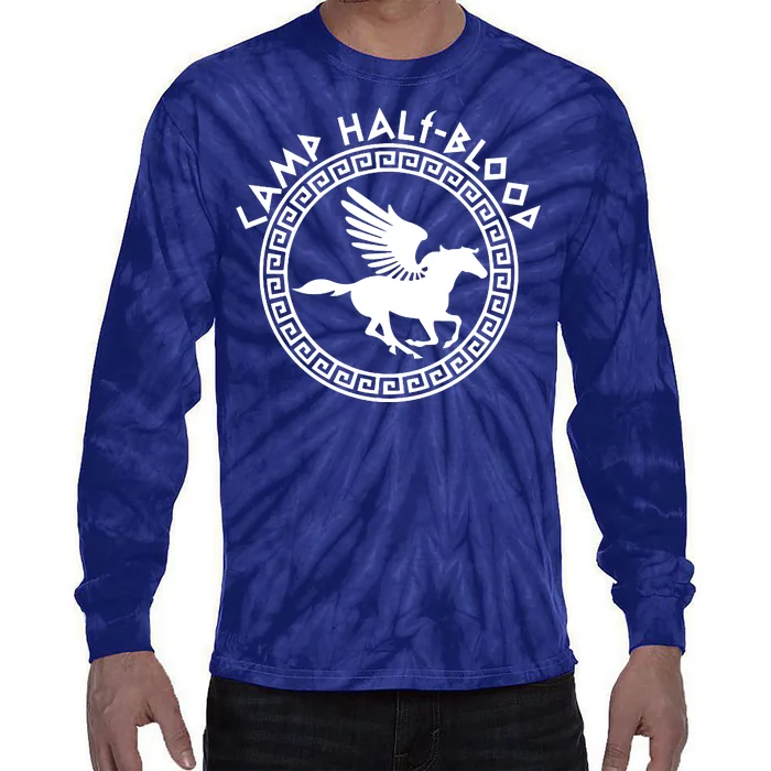 Camp Half Blood Olympian Training Game Tie-Dye Long Sleeve Shirt