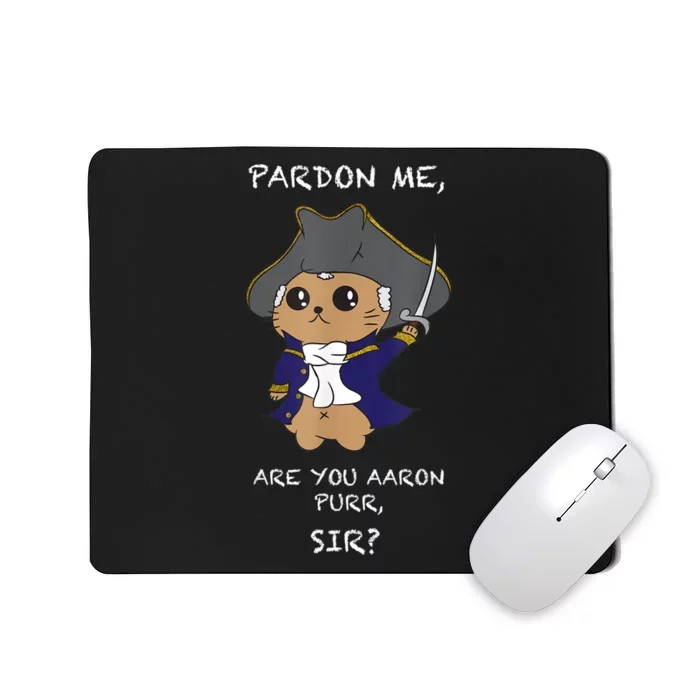 Cute Hamilton Cat Mousepad