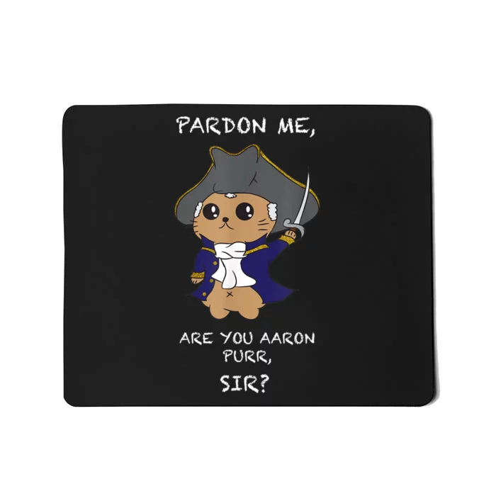 Cute Hamilton Cat Mousepad