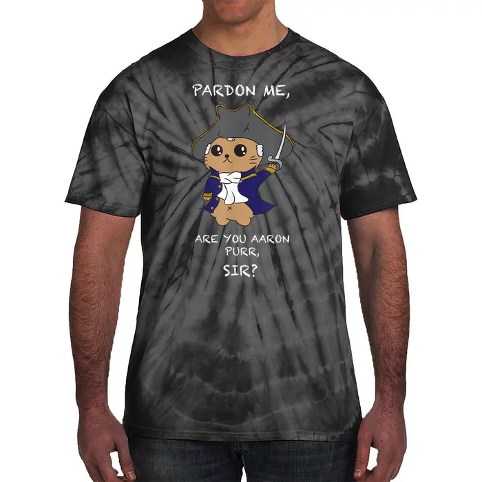 Cute Hamilton Cat Tie-Dye T-Shirt