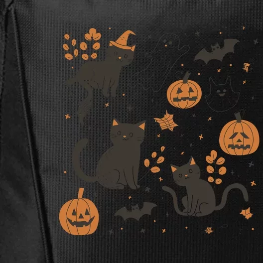 Cat Hallowen City Backpack