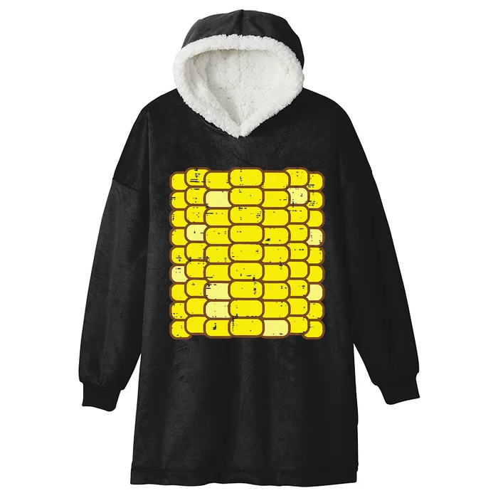 Corn Halloween Costume Funny Foodie Farmer Hooded Wearable Blanket