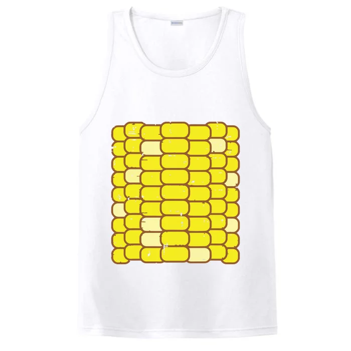 Corn Halloween Costume Funny Foodie Farmer Performance Tank