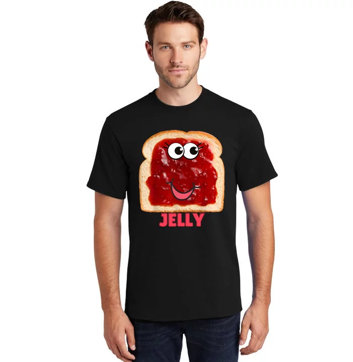 Couples Halloween Costumes For Adults Peanut Butter Jelly Tall T-Shirt