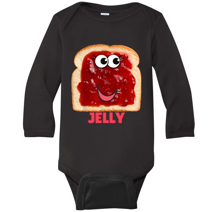 Couples Halloween Costumes For Adults Peanut Butter Jelly Baby Long Sleeve Bodysuit