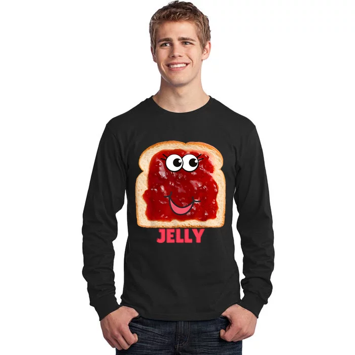 Couples Halloween Costumes For Adults Peanut Butter Jelly Tall Long Sleeve T-Shirt