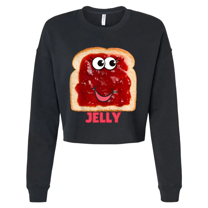 Couples Halloween Costumes For Adults Peanut Butter Jelly Cropped Pullover Crew