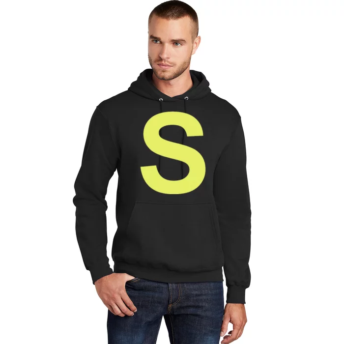 Chipmunk Halloween Carnival Group Costume Letter S Blu Hoodie