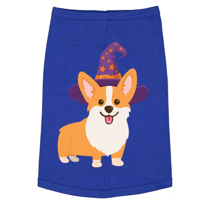 Corgi Halloween Cute Dog With Witchs Hat Meaningful Gift Doggie Tank