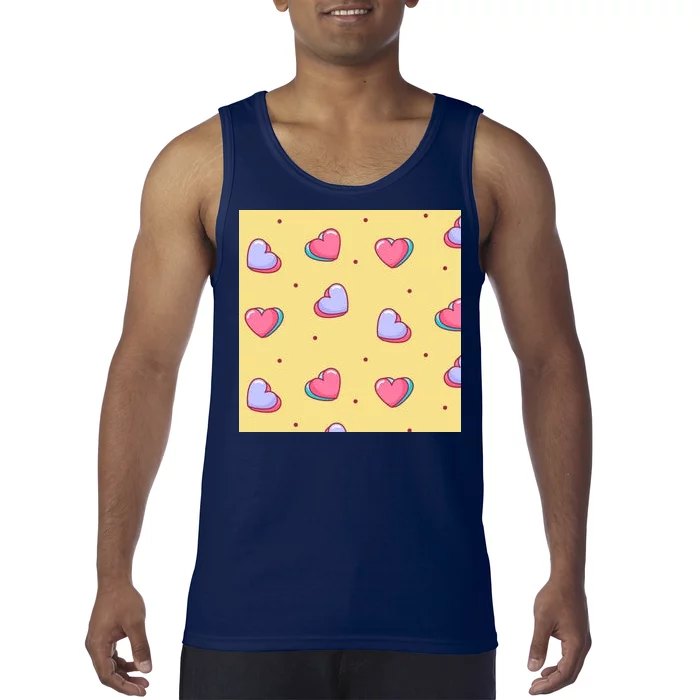 Candy Hearts Cute Valentine's Day Tank Top