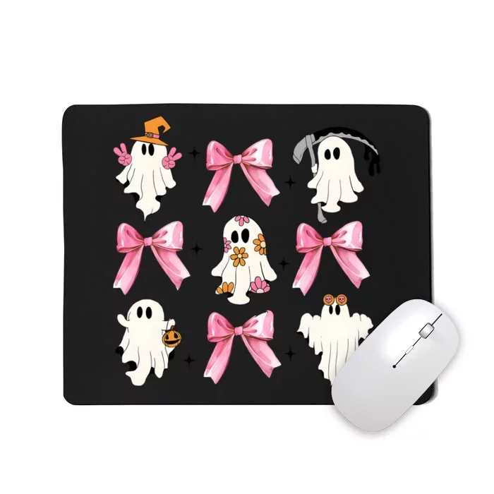 Coquette Halloween Cute Ghost Mousepad