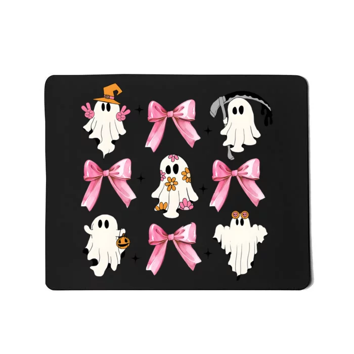 Coquette Halloween Cute Ghost Mousepad