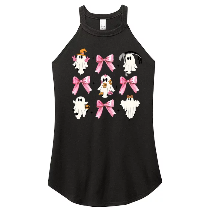 Coquette Halloween Cute Ghost Women’s Perfect Tri Rocker Tank