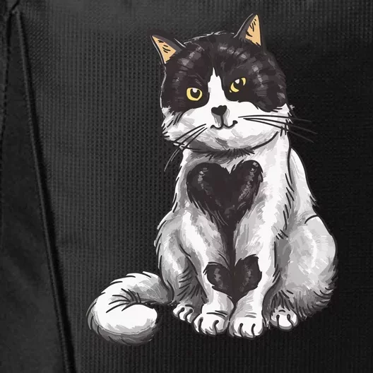 Cat Heart Cute City Backpack