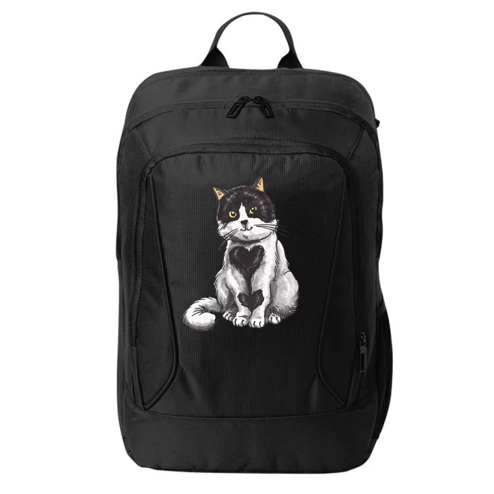 Cat Heart Cute City Backpack