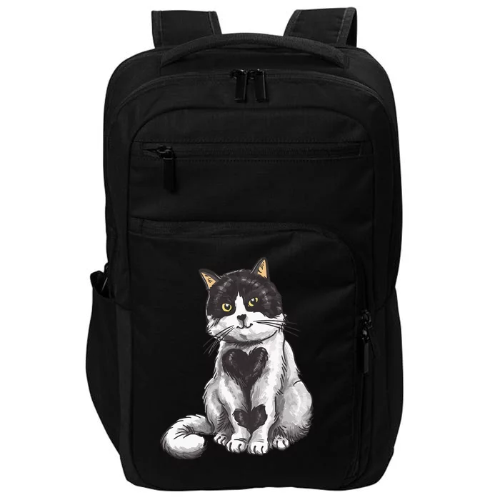 Cat Heart Cute Impact Tech Backpack