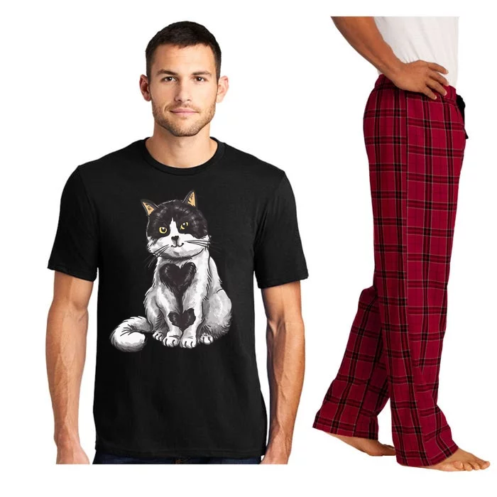 Cat Heart Cute Pajama Set