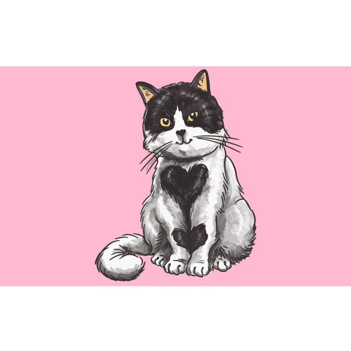 Cat Heart Cute Bumper Sticker