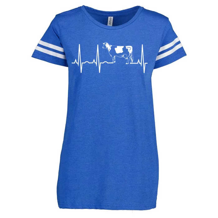 Cow Heartbeagift Cute Gift I Love Dairy Cows Gift For Farmers Enza Ladies Jersey Football T-Shirt