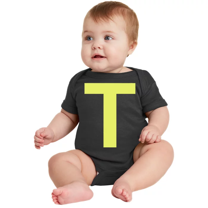 Chipmunk Halloween Carnival Group Costume Letter Baby Bodysuit