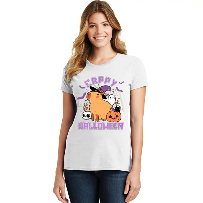 Cappy Halloween Cute Capybara Halloween Women's T-Shirt