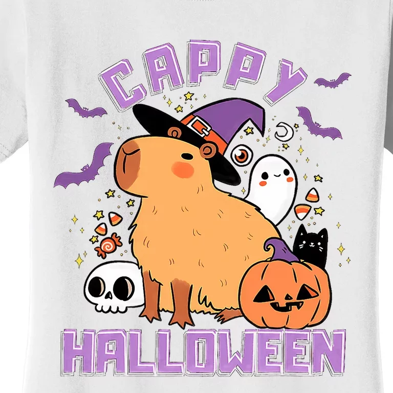 Cappy Halloween Cute Capybara Halloween Women's T-Shirt