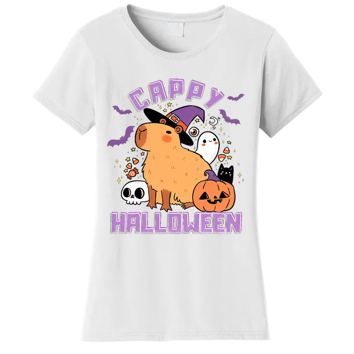 Cappy Halloween Cute Capybara Halloween Women's T-Shirt