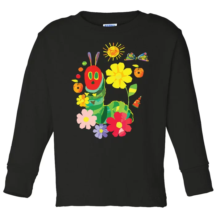 Cute Hungry Caterpillar Transformation Back To School Book Toddler Long Sleeve Shirt