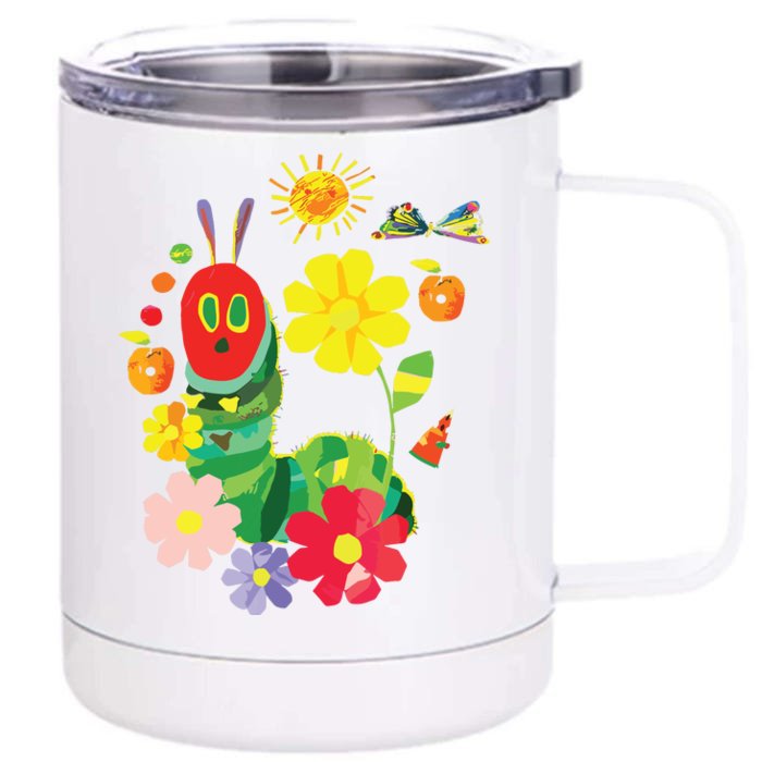 Cute Hungry Caterpillar Transformation Back To School Book Front & Back 12oz Stainless Steel Tumbler Cup