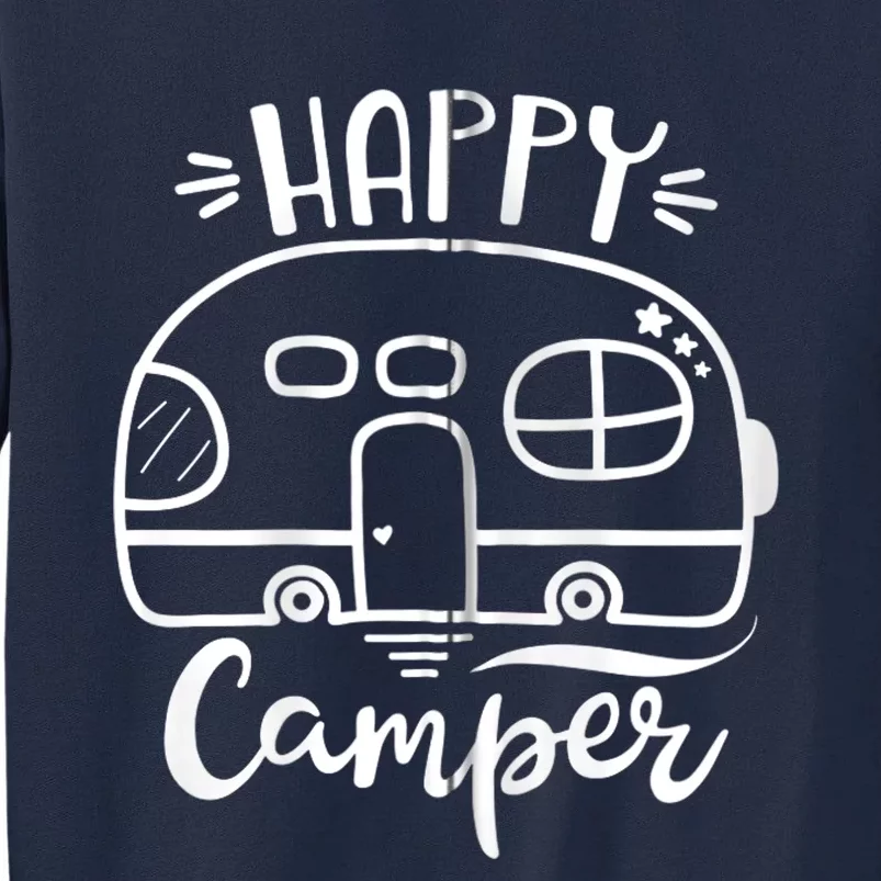 Cute Happy Camper graphics for wo or  Zip Hoodie Tall Sweatshirt