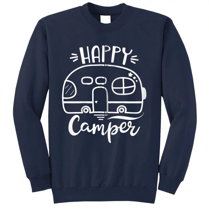 Cute Happy Camper graphics for wo or  Zip Hoodie Tall Sweatshirt