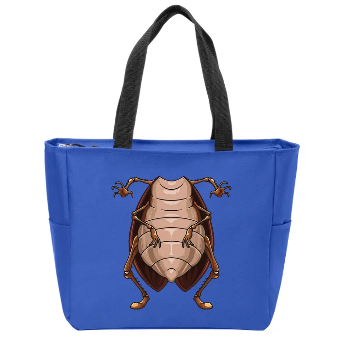 Cool Headless Cockroach Funny Lazy Halloween Costume Gift Zip Tote Bag