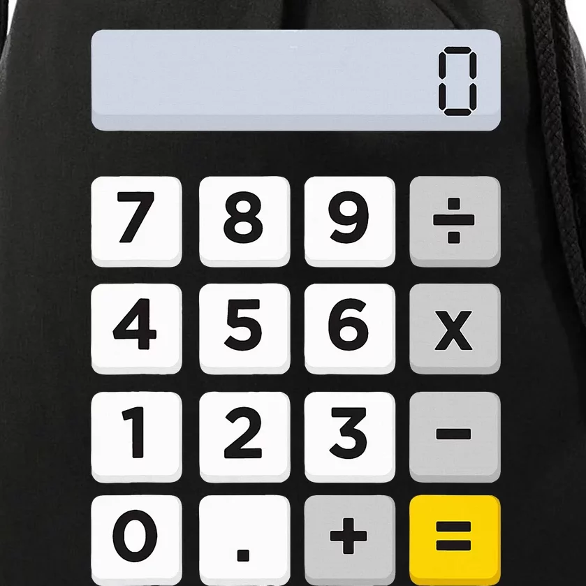 Calculator Halloween Costume Pretend IM A Calculator Drawstring Bag