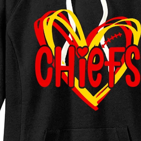 Chiefs Heart Women's Fleece Hoodie