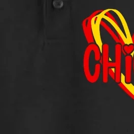 Chiefs Heart Dry Zone Grid Performance Polo