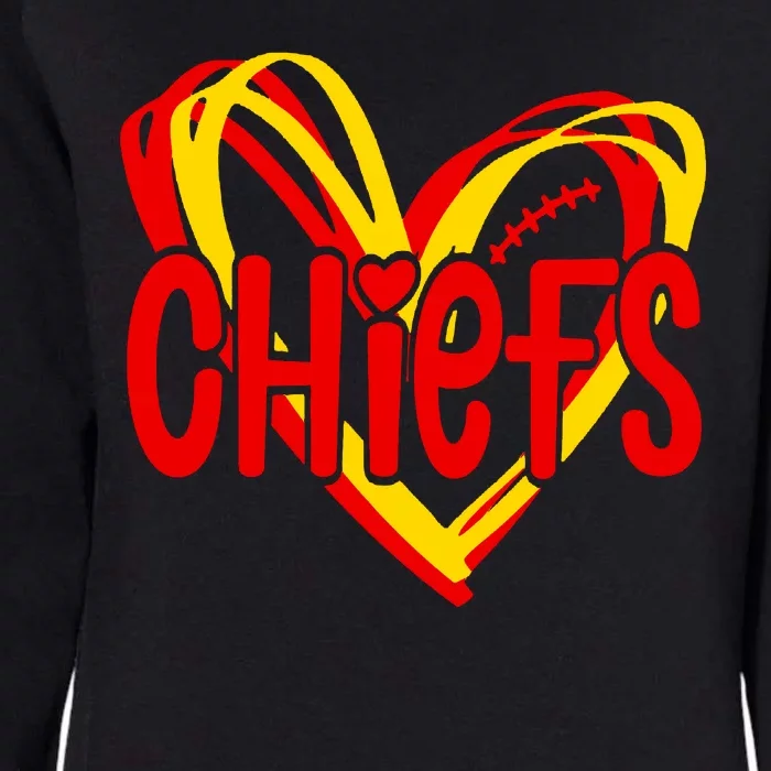 Chiefs Heart Womens California Wash Sweatshirt