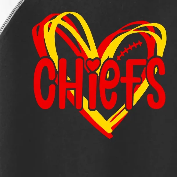 Chiefs Heart Toddler Fine Jersey T-Shirt