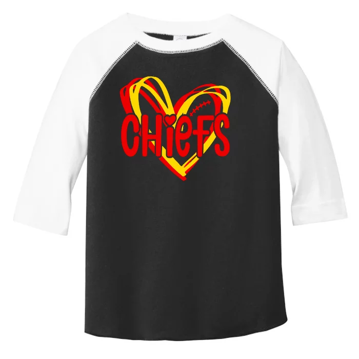 Chiefs Heart Toddler Fine Jersey T-Shirt