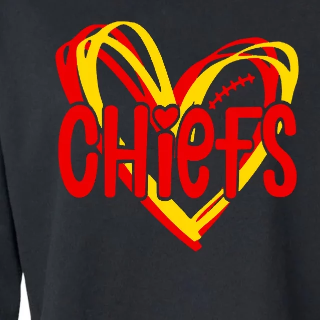 Chiefs Heart Cropped Pullover Crew