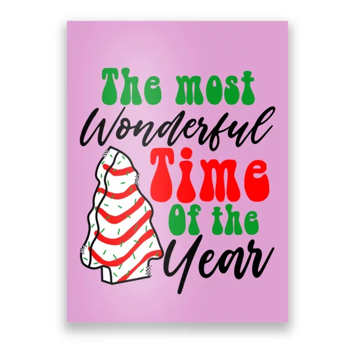 Cute Holiday Christmas Xmas Wonderful Tree Merry Santa Humor Poster