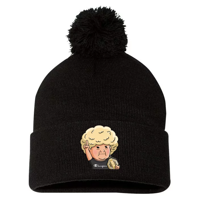 Crypto Hasbulla Pom Pom 12in Knit Beanie