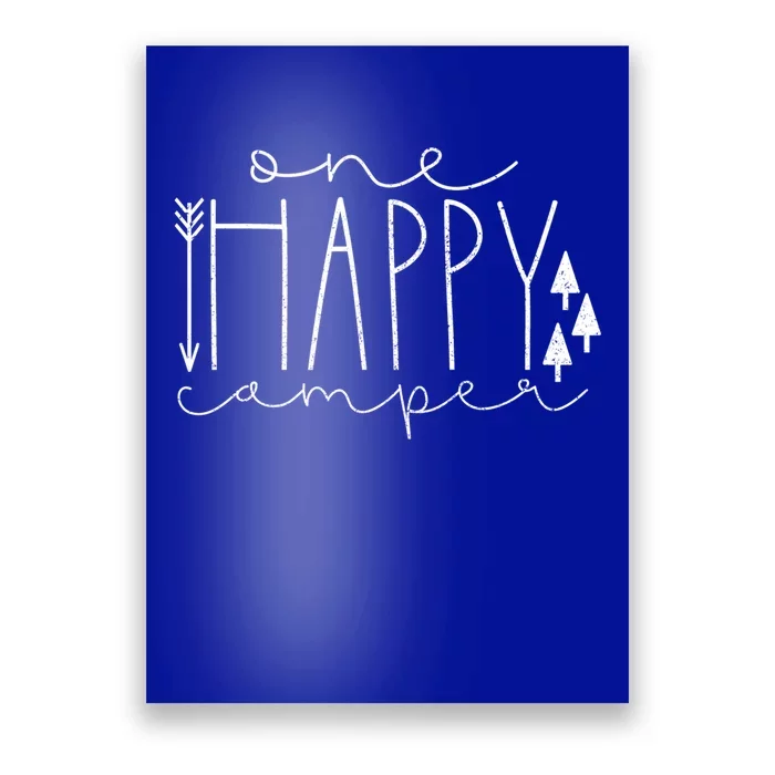 Camping Happy Camping Outdoor Camper Gift Poster