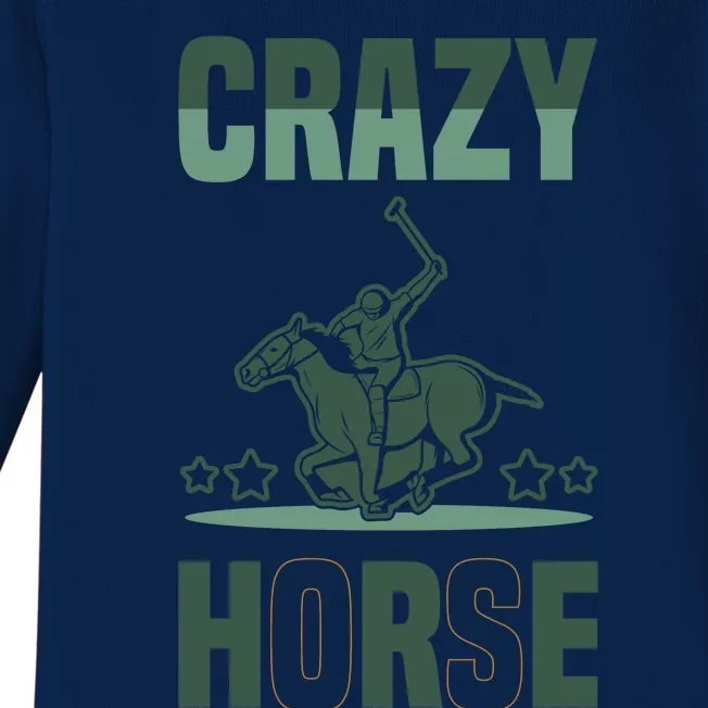 Crazy Horse Baby Long Sleeve Bodysuit