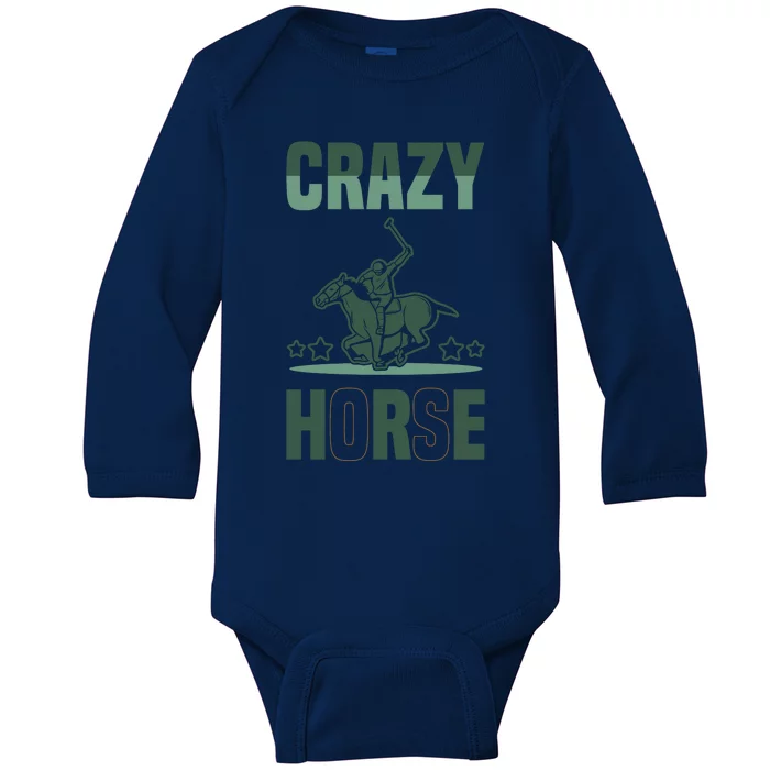 Crazy Horse Baby Long Sleeve Bodysuit