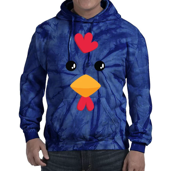 Chicken Halloween Costume Tie Dye Hoodie