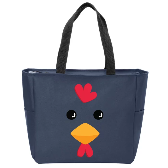 Chicken Halloween Costume Zip Tote Bag