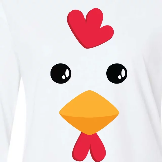 Chicken Halloween Costume Womens Cotton Relaxed Long Sleeve T-Shirt